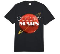 Occupy Mars Space Exploration Rocket Terraform Nuke Mars Comfort Colors Adult Heavyweight T-Shirt