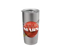 Occupy Mars Space Exploration Rocket Terraform Nuke Mars Stainless Steel Insulated Tumbler