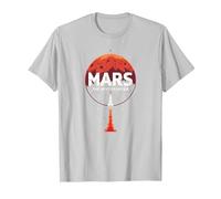 Occupy Mars: The Next Frontier Space Exploration T-Shirt, Men, Silver Grey, XX-Large