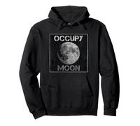 Occupy Moon, Not Mars - Lunar Science and Engineering Colony Pullover Hoodie