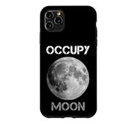 Occupy Moon, Not Mars - Lunar Science and Technology Mission Case for iPhone 11 Pro Max
