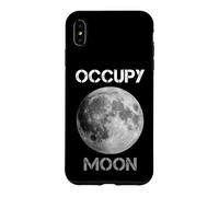 Occupy Moon, Not Mars - Lunar Science and Technology Mission Case for iPhone XS Max