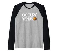 Occupy Venus Space Explorer Raglan Baseball Tee