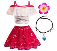 Ocean Adventure Girls Swimsuit Bikini Set Swimwear Toddler Little Kids for 3-10 Years White Red Ruffles 5-6 Years