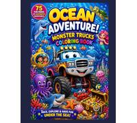 Ocean Adventure Monster Truck Colouring Book