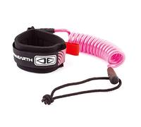 Ocean and Earth 2025 Bodyboard Basic Wrist Coiled Cord Leash - Pink