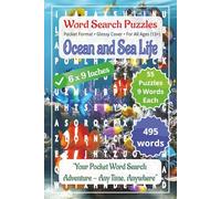 Ocean and Sea Life - Word Search Puzzles - Pocket: Screen-Free! Challenging Activity for All Ages 13+ (Word Searches | Pocket Format)