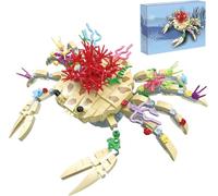 Ocean Animal Crab Toys Building Sets, Micro Brick Animals Botanical Collection Blocks Model, Home Decor and Office Art Creative Gift, for Teens Adult Toys - 441PCS
