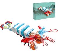 Ocean Animal Mantis Shrimp Toys Building Sets, Micro Brick Animals Botanical Collection Blocks Model, Home Decor and Office Art Creative Gift, for Teens Adult Toys - 429PCS