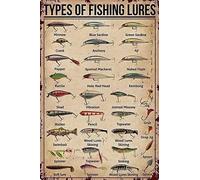 Ocean Animal Shark Metal Sign - 8x12 Inch | Types of Shark Knowledge Poster | Decor for Bedroom & Science Wall Art | Enthusiast Gift