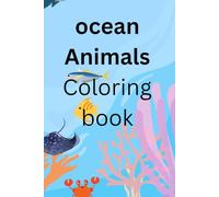 Ocean animals coloring book