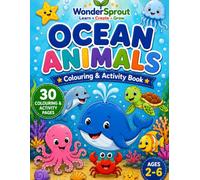 Ocean Animals: Colouring & Activity Book (WonderSprout Colouring & Activity Books)