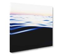 Ocean Be Cool Canvas Print | Gallery Wrapped 30mm Frame Wall Art | 14x14 inches | Ready to Hang | Abstract Seascape Picture | Living Room Bedroom Lounge Office