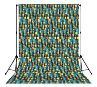 Ocean Beach Pineapples Printed Photography Backdrop, Photo Booth Backdrop For Photoshoot With Rod Pocket For Studio, Family Photos, Video Recording & Event Decor - 5x7ft