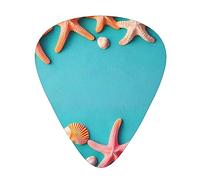 Ocean Beach Theme Exceptional Guitar Pick â€“ Single-Side Full-Print, Abs Material Plectrum â€“ Diverse Thickness For Varied Music Experience â€“ Ideal For Guitars And Ukuleles,Guitar Pick,