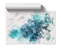 Ocean Beauty in Perth Australia Watercolour | Unframed Wall Art Print | Ready to Frame Poster | Modern Home Decor Picture | Artwork for Living Room, Bedroom or Office | A3 (29.7x42 cm)