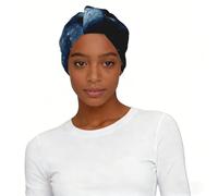 Ocean Bite Elastic Headscarf Hat Soft Light Comfort Breathable for Women Daily Wear and Sleep Cap