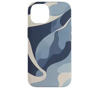 Ocean Blue Camo Waves Calm Abstract Artwork Nature Design Case for iPhone 14