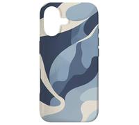 Ocean Blue Camo Waves Calm Abstract Artwork Nature Design Case for iPhone 17