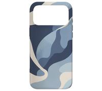 Ocean Blue Camo Waves Calm Abstract Artwork Nature Design Case for iPhone 17 Pro Max