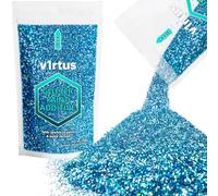 Ocean Blue Holographic Glitter Paint Additive 100g | Sparkle Glitter Paint for Walls Interior Exterior, v1rtus