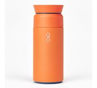 Ocean Bottle Brew Flask 350ml | Insulated Travel Flask for Hot & Cold Drinks | Recycled Stainless Steel | Sustainable, Eco Friendly Gift (Sun Orange)