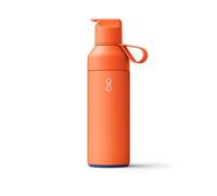 Ocean Bottle Go 500ml | Stainless Steel Water Bottle | Reusable & Sustainable | Keeps Drinks Cold & Hot | Eco Friendly Gift (Sun Orange)