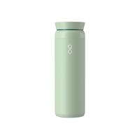 Ocean Bottle Peak Brew Flask 590ml | Slim Insulated Travel Flask for Hot & Cold Drinks | Recycled Stainless Steel | Sustainable, Eco Friendly and BPA Free (Shale Green)