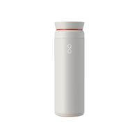 Ocean Bottle Peak Brew Flask 590ml | Slim Insulated Travel Flask for Hot & Cold Drinks | Recycled Stainless Steel | Sustainable, Eco Friendly and BPA Free (Rock Grey)