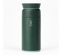 Ocean Bottle - Recycled Stainless Steel Brew Flask - Eco-Friendly & Reusable Bottle - Forest Green - 350ml