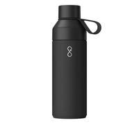 Ocean Bottle - Reusable Water Bottle Made of Recycled Stainless Steel - Eco-Friendly & Reusable - Jet Black - 1L