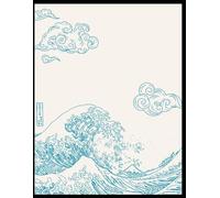 Ocean Breeze Daily Journal, Classic Lined Notebook, for Journaling, Note Taking, and Daily Reflection, 100 Pages, 8.5in x 11in