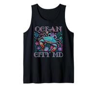 Ocean City Maryland Blue Crab Beach Vacation Souvenir Tank Top