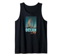 Ocean City Maryland Ferris Wheel On The Beach Tank Top