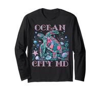 OCEAN CITY MD TURTLE LOVER COLORFUL BEACH SOUVENIR Long Sleeve T-Shirt