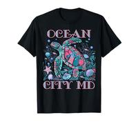 OCEAN CITY MD TURTLE LOVER COLORFUL BEACH SOUVENIR T-Shirt