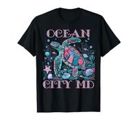 Ocean City MD Turtle Lover Colorful Beach Souvenir Value Graphic T-Shirt
