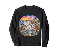 Ocean City New Jersey, NJ, USA shore summer boardwalk Sweatshirt