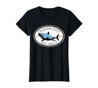 Ocean City Value Graphic T-Shirt, Women, Black, L