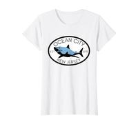 Ocean City Value Graphic T-Shirt, Women, White, S