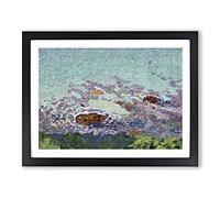 Ocean Coast By Maurice Denis Classic Painting Framed Print | A3 Black Framed Wall Art | Ready to Hang | Classic Beach Picture | Living Room Bedroom Lounge Office