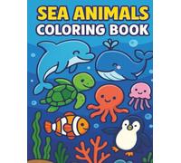 Ocean Coloring Book for Kids Ages 6-12: Fun and Beautiful Sea Life Designs for Girls - Dolphins, Mermaids, Turtles, Fish & More!