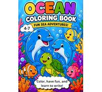 Ocean Coloring Book: Ocean Animals (Color with me)