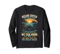 Ocean Conservation Sea Turtle Environmental Awareness Long Sleeve T-Shirt