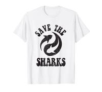 Ocean Conservation Yin-yang Shark T-Shirt Save The Sharks T-Shirt
