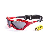 OCEAN COSTA RICA Floating Sunglasses Water Sports Polarized Kitesurfing, glossy red, One Size