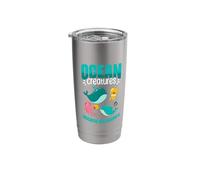 Ocean Creatures Marine Biologist Biology Animals Biologist Stainless Steel Insulated Tumbler