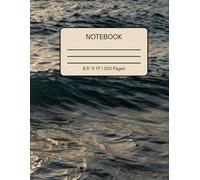 Ocean Currents: Composition Notebook- College Ruled- Ocean Themed - 8.5”x11”