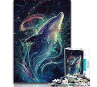Ocean Dolphin 1000 Piece Jigsaw Puzzles for Teenagers Gifts,Pattern Assembly Fun at Home Activities,Birthday Present,Travel Gifts (50x75cm)