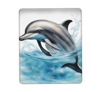 Ocean dolphin mouse pad looking at you, computer mouse pad, easy sliding, durable, portable, office and home, many sizes